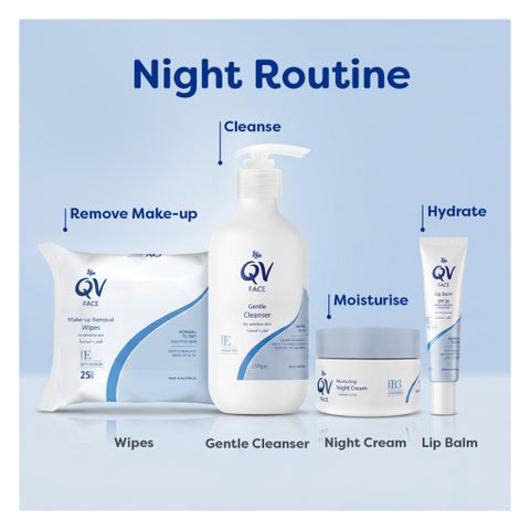 Ego QV Face Make Up Removal Wipes - 25 Wipes