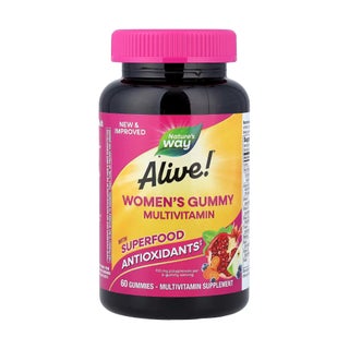 Alive Women's Multivitamin Gummies With Orchard Fruits & Garden Veggies, Pack of 60's