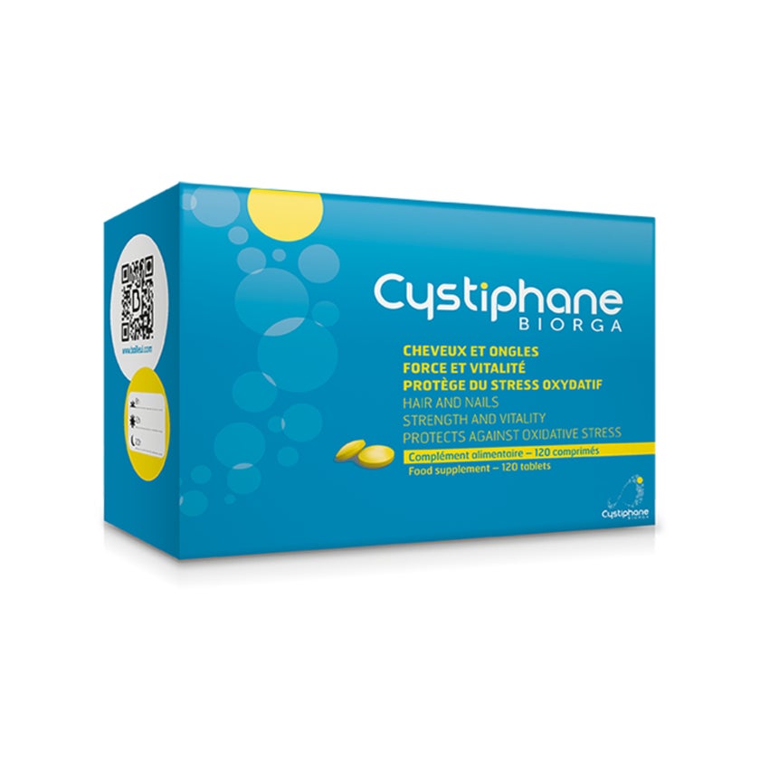 Biorga Cystiphane Hair & Nails Supplement - 120 Tablets