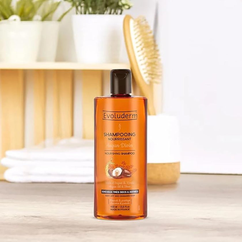 Evoluderm Argan Divin Nourishing Shampoo 400ml
