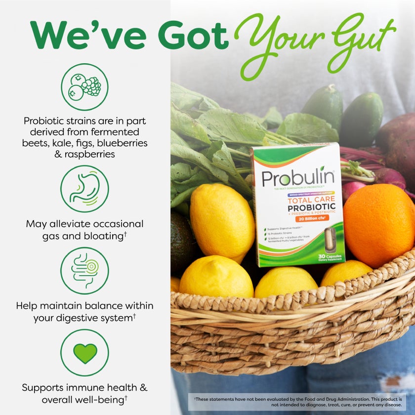 Probulin Total Care Probiotic Capsules, Pack of 30's