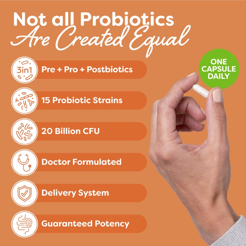 Probulin Total Care Probiotic Capsules, Pack of 30's