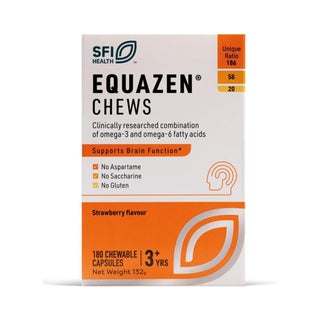 Equazen Omega-3 & Omega-6 Fatty Acids for 3+ Years Chewables, Pack of 180's