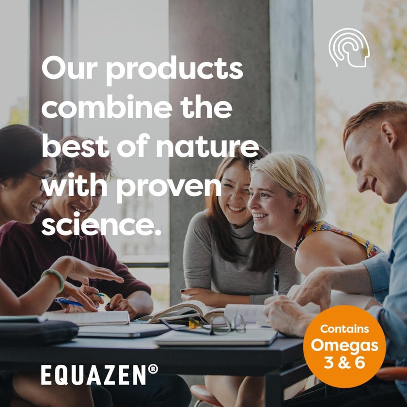Equazen Omega-3 & Omega-6, 5+ Years Kids Capsules - 60 Capsules