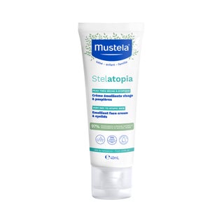 Mustela Baby Stelatopia Emollient Face Cream For Atopic Prone Skin, Fragrance-Free 40ml