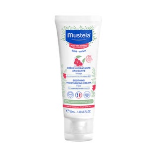 Mustela Baby Soothing Moisturising Face Cream For Sensitive Skin, Fragrance-Free 40ml