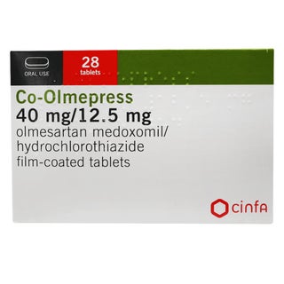 Co-Olmepress 40mg/12.5mg Tablets, Pack of 28's