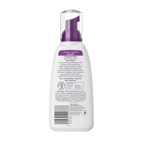 Cetaphil PRO Acne Prone Skin Foam Wash 236ml