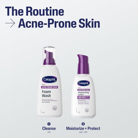 Cetaphil PRO Acne Prone Skin Foam Wash 236ml