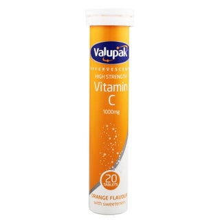 Valupak Vitamin-C 1000mg Effervescent Tablets, Pack of 20's