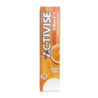 Activise Brilliant B + C Vitamin B complex & C Effervescent Tablets For Immune & Energy Boost, Pack of 20's