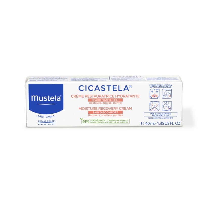 Mustela Baby Cicastela Moisture Recovery Cream For Skin Discomfort 40ml