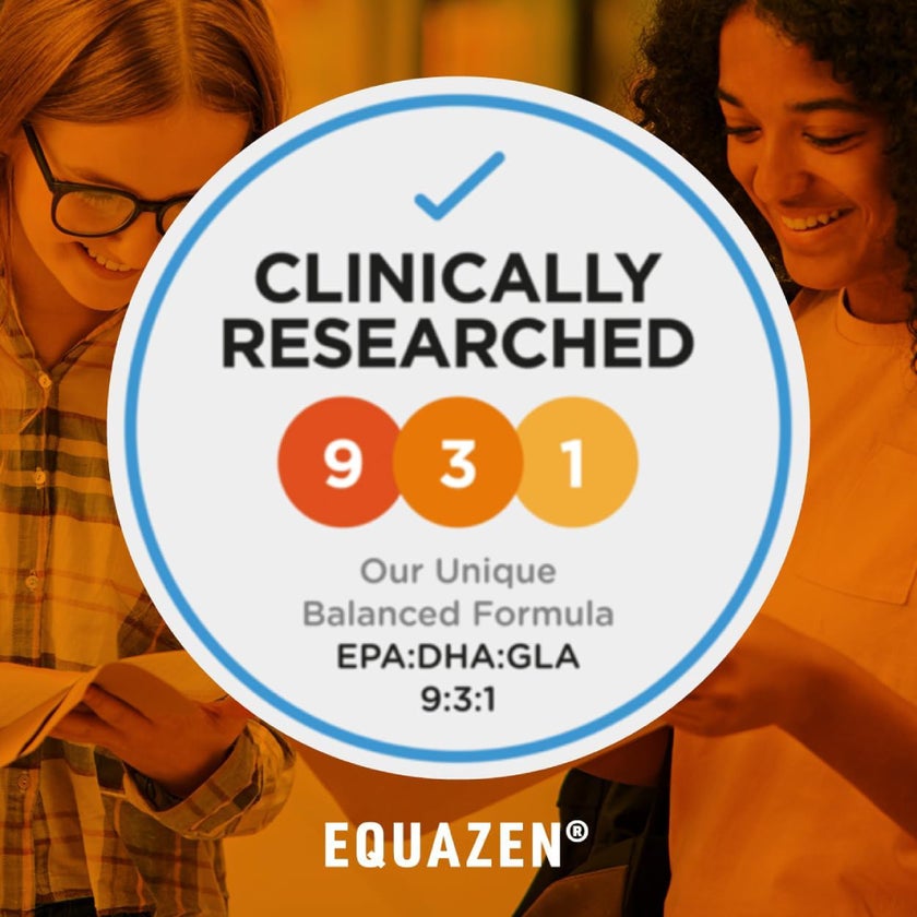 Equazen Omega-3 & Omega-6 Fatty Acids for 5+ Years Capsules, Pack of 180's