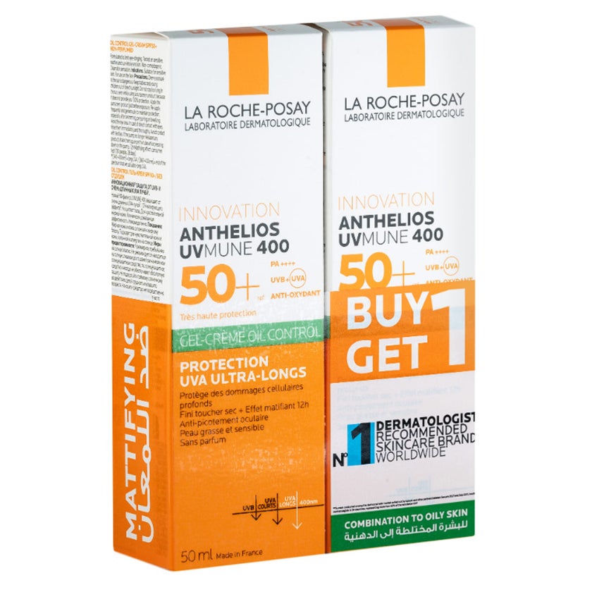 La Roche-Posay Anthelios Facial Sunscreen SPF50+ 50ml 1+1 PROMO PACK