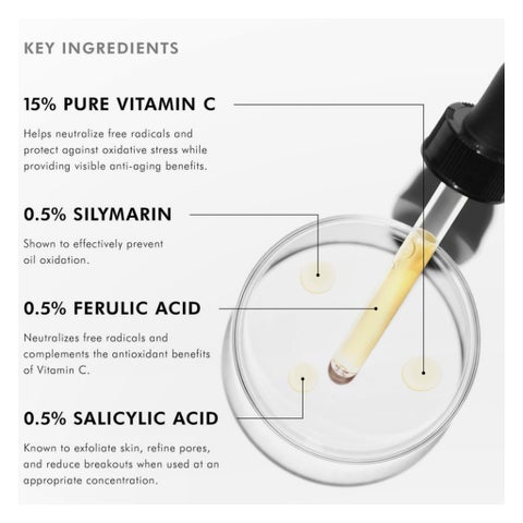 SkinCeuticals Silymarin CF Vitamin C Serum, Anti-Aging - 30ml