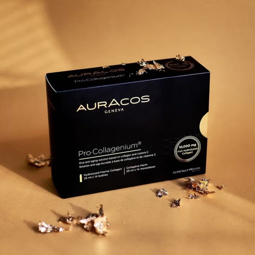 Auracos Geneva Pro Collagenium 25ml Oral Anti-Aging Solution, Pack of 14's - 2+1 PROMO PACK