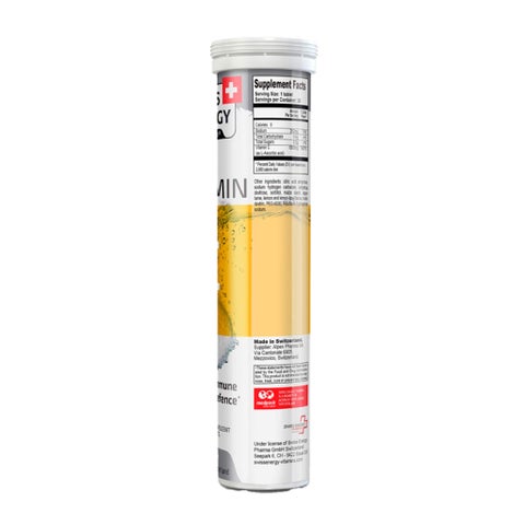 Swiss Energy Vitamin-C 1000mg Effervescent Tablets, Pack of 20's