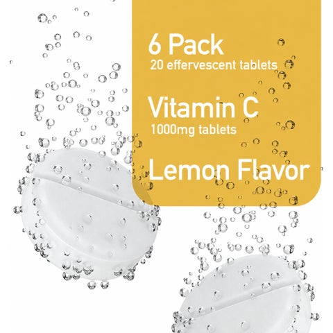 Swiss Energy Vitamin-C 1000mg Effervescent Tablets, Pack of 20's