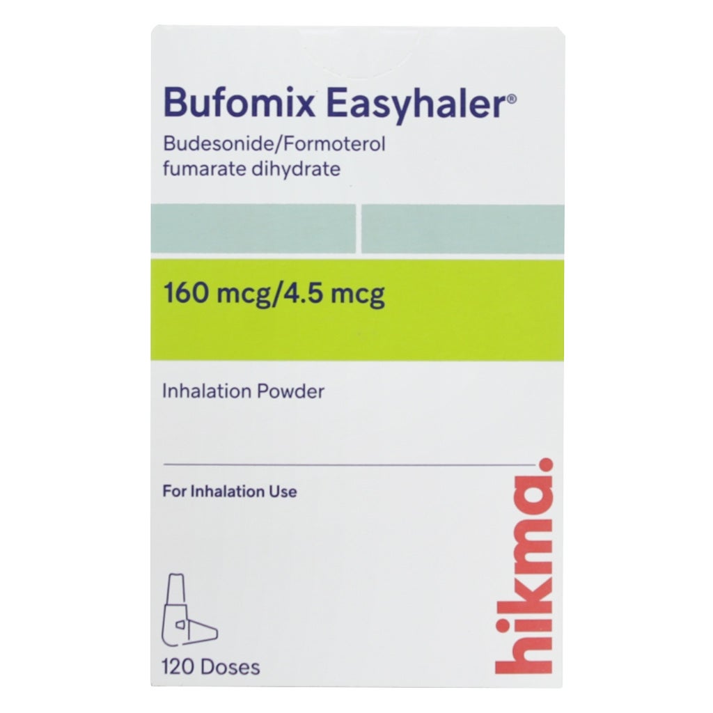 Bufomix 160mch/4.5mcg Easyhaler 120 Doses - myAster