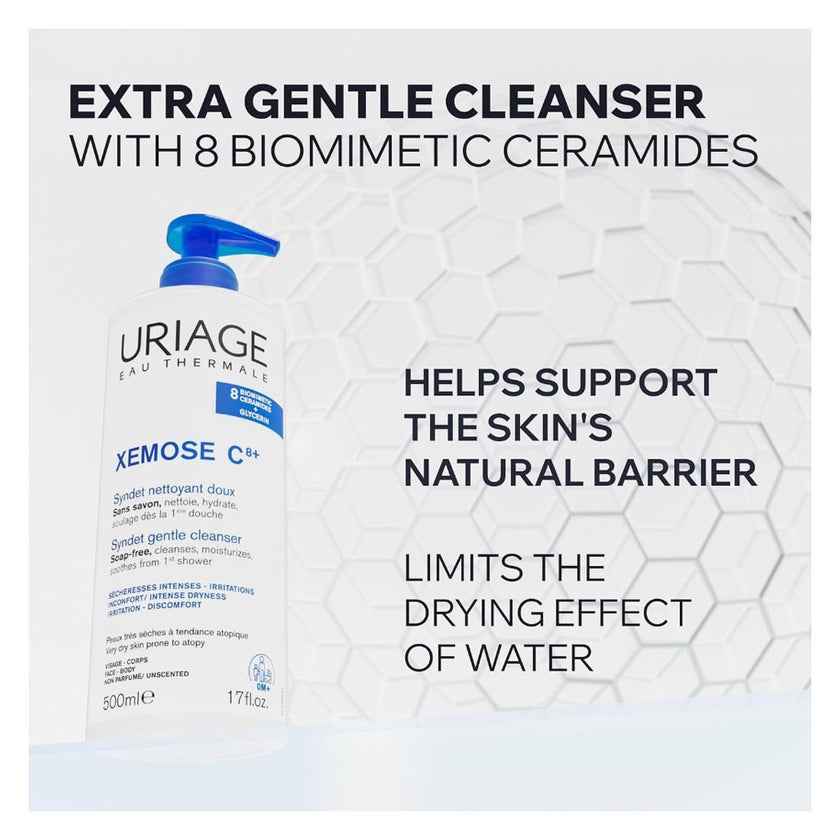 Uriage Xemose Soap-Free Gentle Cleansing Syndet 500ml