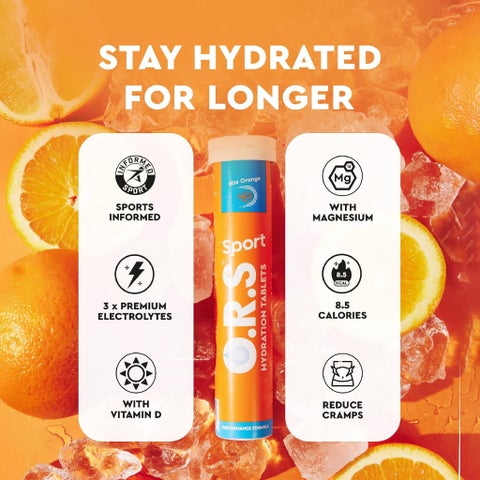 ORS Sport Electrolyte Effervescent Tablets - 20 Tablets