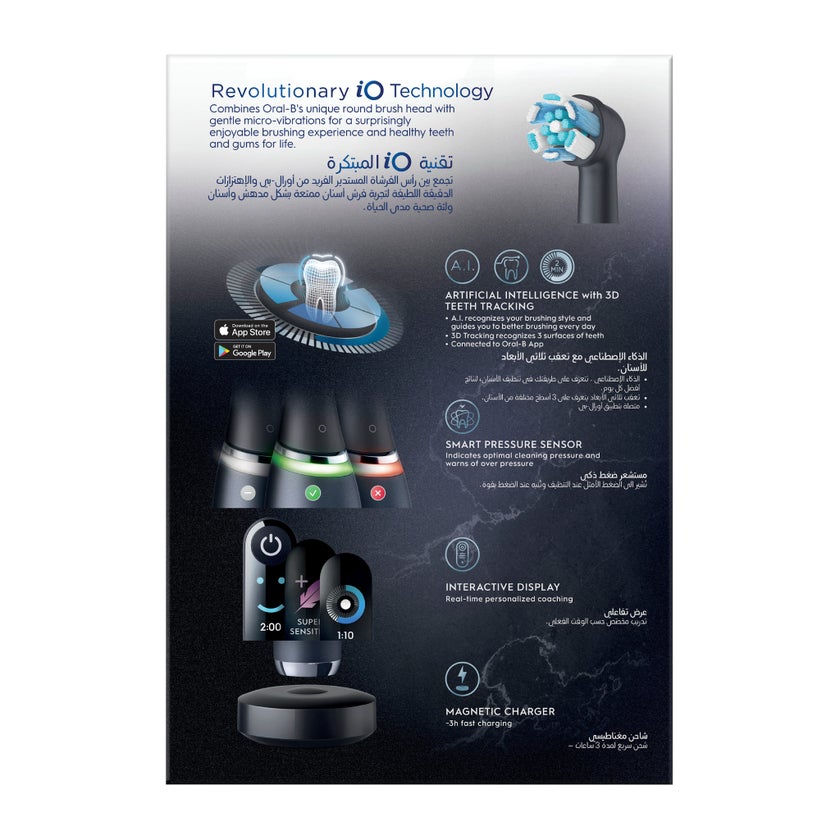 Oral B iO Series 9 Rechargeable Electric Toothbrush Black Onyx