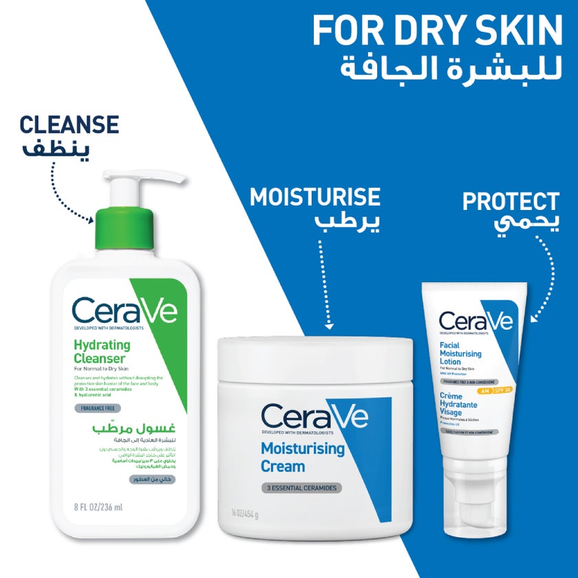 CeraVe Hydrating Cleanser For Normal To Dry Skin 236ml