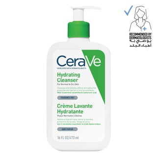 CeraVe Hyaluronic Acid Hydrating Cleanser, Normal to Dry Skin - 473ml