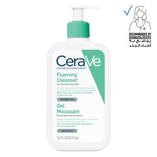 CeraVe Hyaluronic Acid Foaming Cleanser, Normal to Oily Skin - 473ml