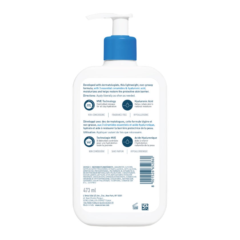CeraVe 3 Essential Ceramides Moisturising Lotion - 473ml