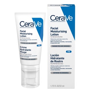 CeraVe Facial Moisturising PM Lotion, Normal to Dry Skin - 52ml