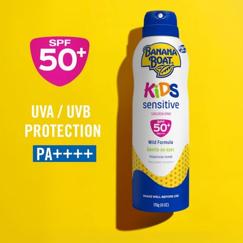 Banana Boat Simply Protect Kids Sunscreen Lotion Spray 170g