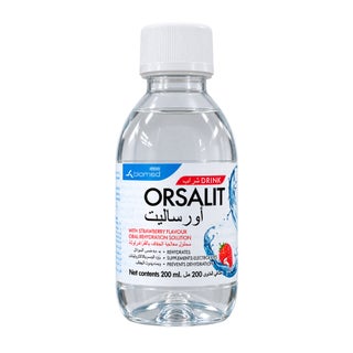 Orsalit Oral Rehydration Solution, Strawberry - 200ml