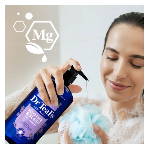 Dr Teal's Pure Epsom Salt Body Wash With Lavender 710ml