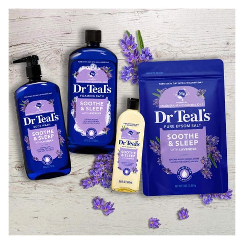Dr Teal's Pure Epsom Salt Body Wash With Lavender 710ml