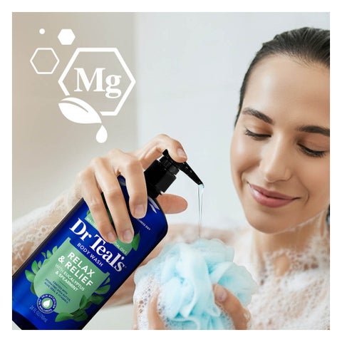 Dr Teal's Pure Epsom Salt Body Wash With Eucalyptus & Spearmint 710ml