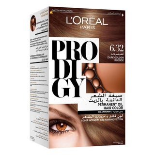 Loreal Paris Prodigy Permanent Oil Hair Color Kit - Dark Golden Blonde/6.32