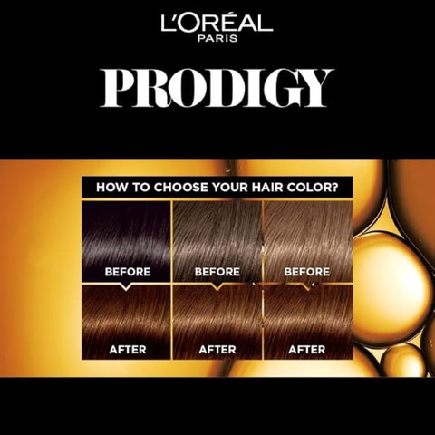 Loreal Paris Prodigy Permanent Oil Hair Color Kit - Dark Golden Blonde/6.32
