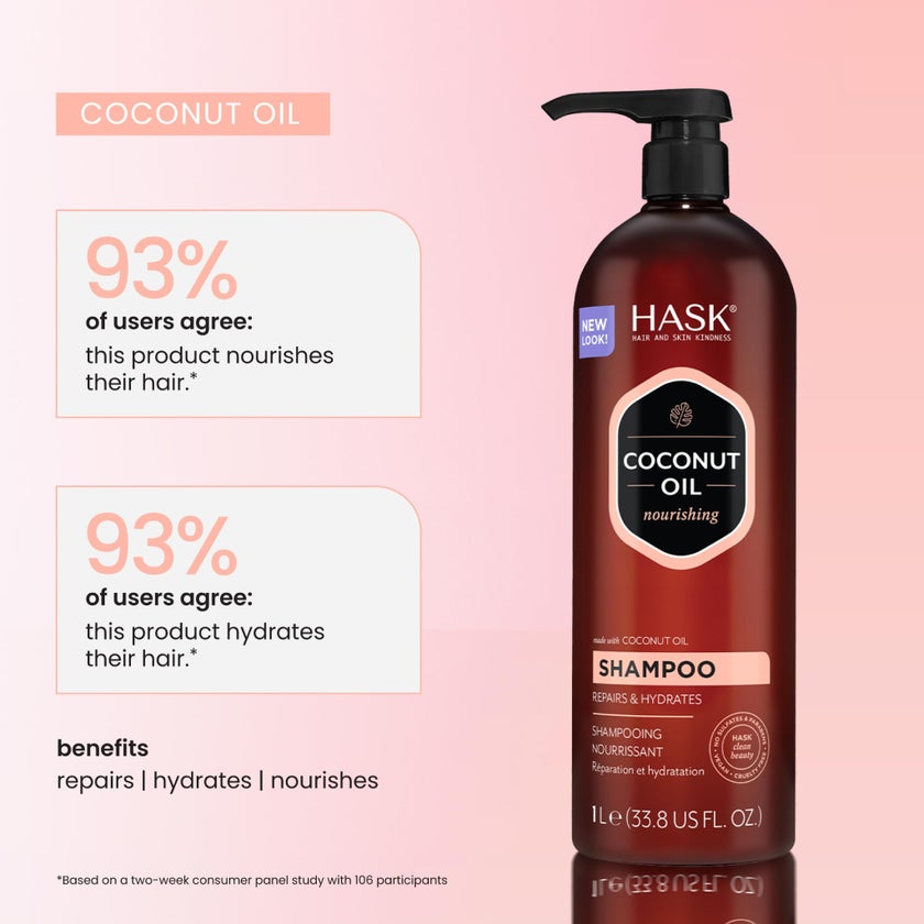 Hask Monoi Coconut Oil Nourishing Shampoo 1000ml
