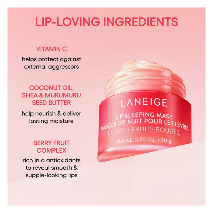 Laneige Leave-On Lip Sleeping Mask Berry 20g