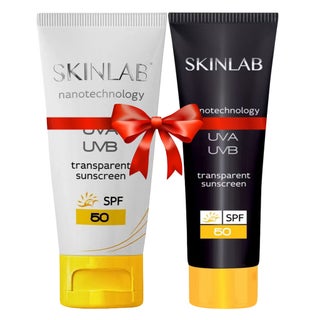 Skinlab UVA/UVB SPF50 Sunscreen 100ml + Skinlab UVA/UVB SPF50 Transparent Sunscreen 50ml FREE PROMO PACK