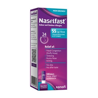 Naselfast Nasal Spray Suspension For Allergy Relief 55µg/dose, 120 Sprays
