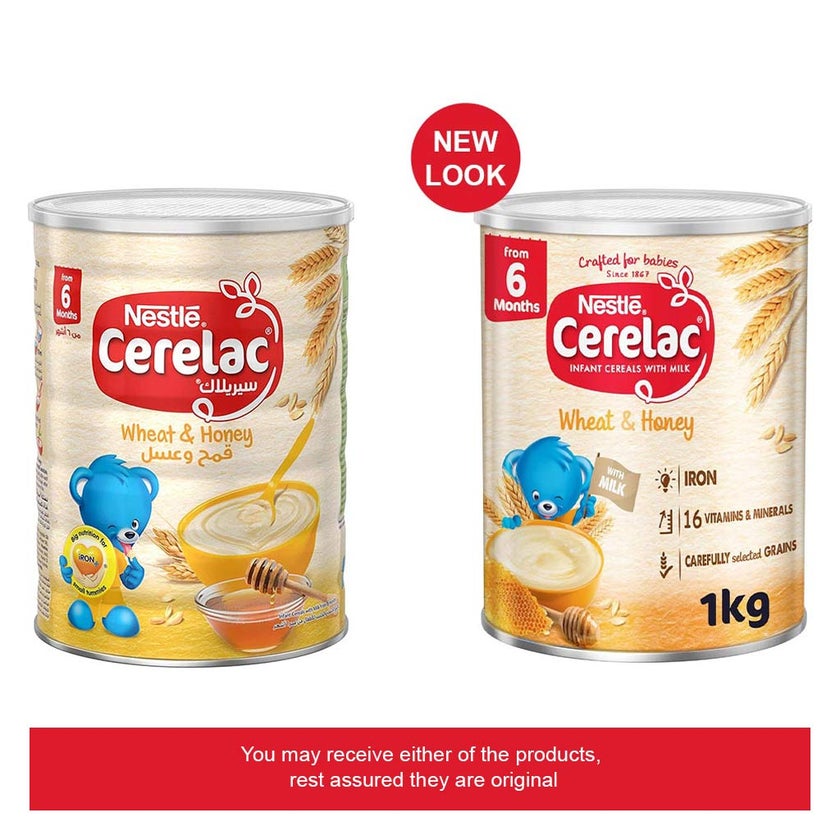 Nestle Cerelac Wheat & Honey Infant Cereals From 6 Months 1kg