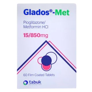 Glados Met 15mg/850mg Tablets, Pack of 60's