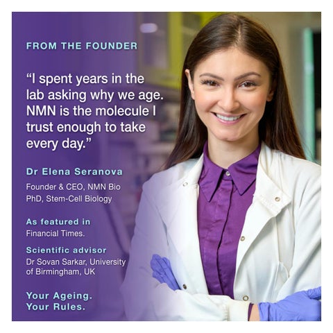 NMN Bio NAD+ 500mg Capsules, Anti-Aging Support - 30 Capsules