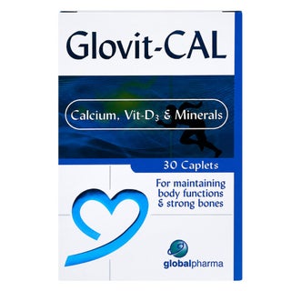 Glovit-Cal Calcium & Vitamin D3 Tablets - 30 Tablets