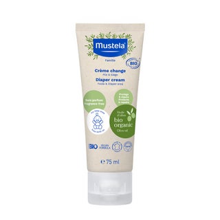 Mustela Bio Organic Moisturizing & Soothing Fragrance-Free Baby Diaper Cream 75ml
