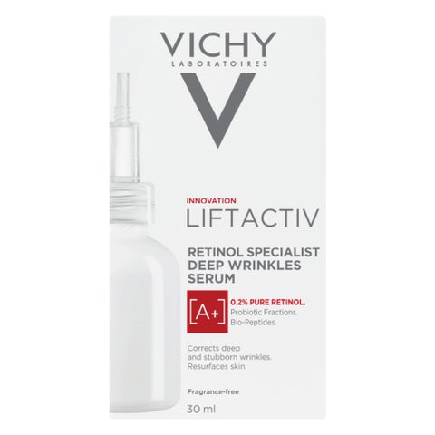 Vichy Liftactiv 0.2% Pure Retinol Specialist Deep Wrinkles Face Serum 30ml