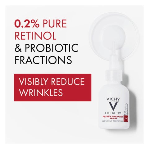 Vichy Liftactiv 0.2% Pure Retinol Specialist Deep Wrinkles Face Serum 30ml