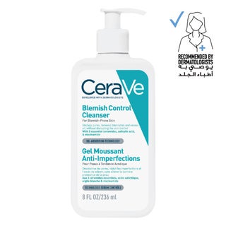 CeraVe Blemish Control 2% Salicylic Acid Cleanser, Acne Prone Skin - 236ml